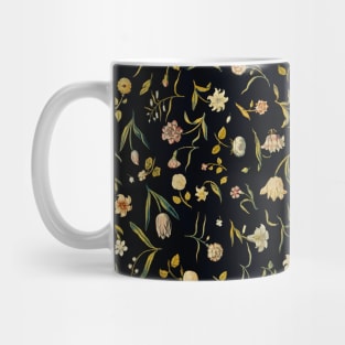 Table Carpet with the Four Elements and a Strewn Floral Pattern Mug